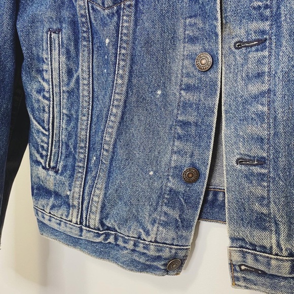 Vintage Levis Trucker Denim Jacket Mid Blue Size S - Picture 7 of 12